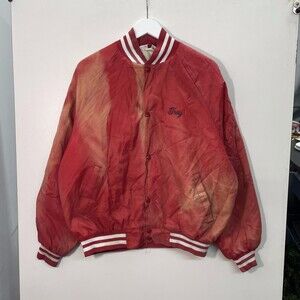 No Brand Men's Red and Orange Jacket